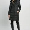 Tahari Long Double Layer Puffer Coat