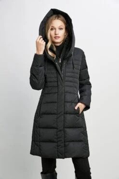 Tahari Long Double Layer Puffer Coat 8 Tahari Long Double Layer Puffer Coat -ELIE TAHARI Sales 6223696 BLACK 2FRONT 040 41a20ab8 ff19 4d92 95cb d6f9563c0f3d