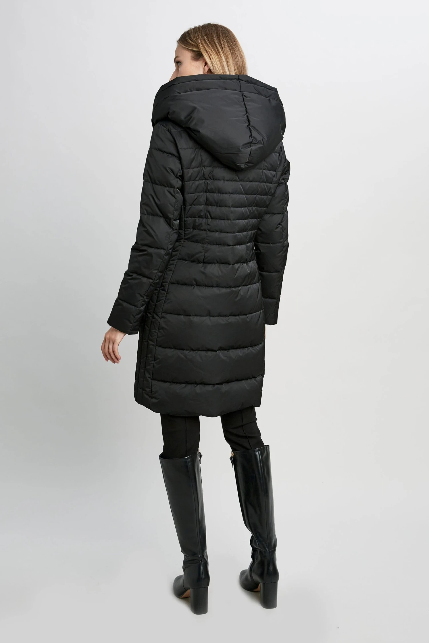 Tahari Long Double Layer Puffer Coat 6 Tahari Long Double Layer Puffer Coat - Image 4