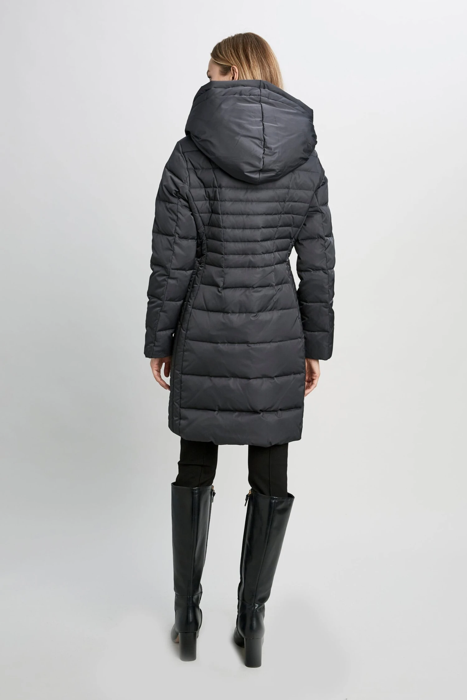 Tahari Double Layer Long Puffer Coat 6 Tahari Double Layer Long Puffer Coat - Image 4