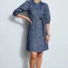 Elie Tahari Stretch Denim Dress -ELIE TAHARI Sales C508R600 STRETCHDENIMDRESS INDIGO 1HERO 1714