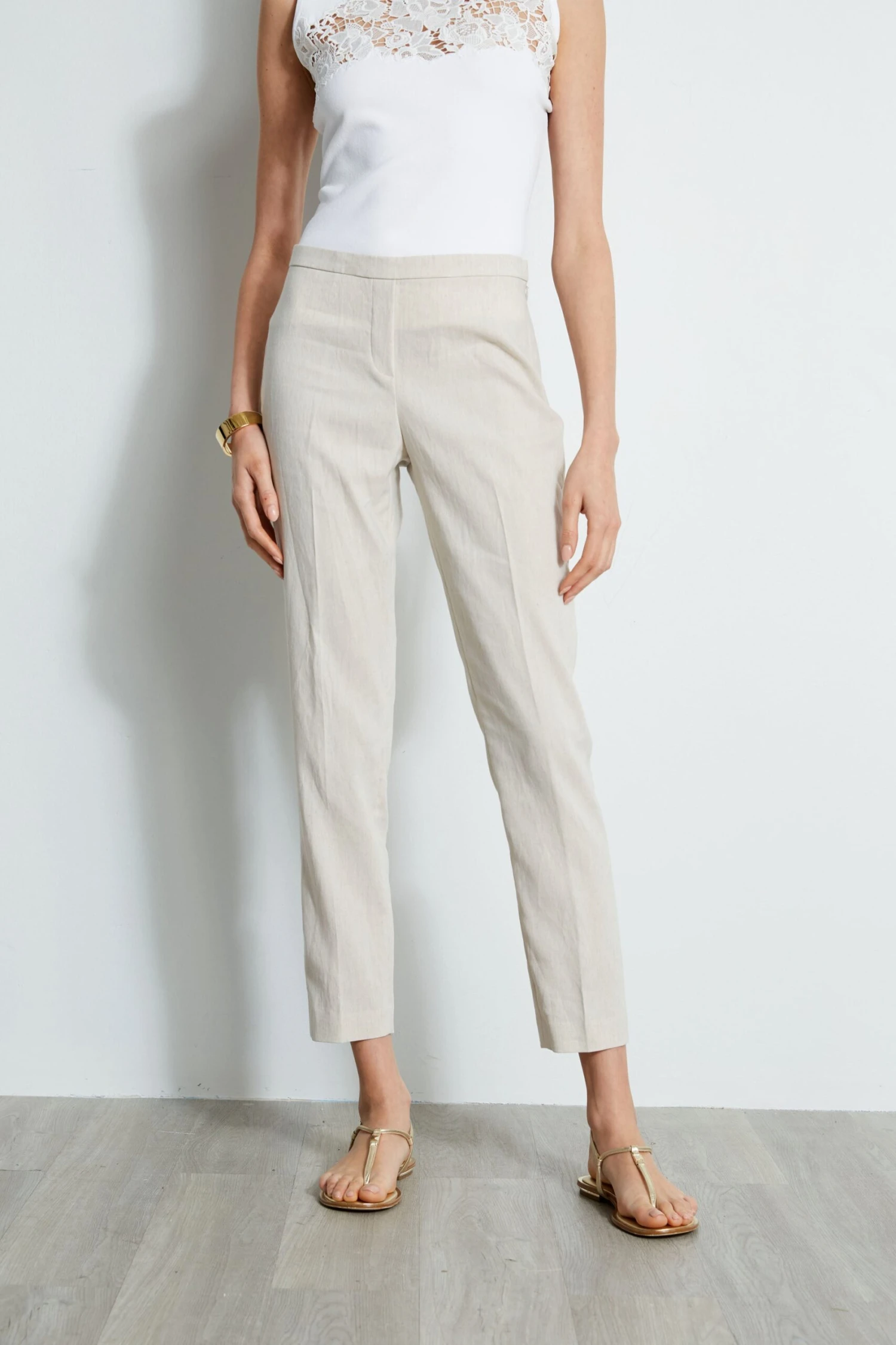 Elie Tahari Slim Fit Linen Pant 3 Elie Tahari Slim Fit Linen Pant
