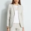 Elie Tahari Linen Blazer