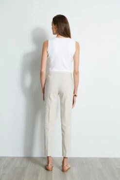 Elie Tahari Slim Fit Linen Pant 9 Elie Tahari Slim Fit Linen Pant -ELIE TAHARI Sales CR405K200 PUTTYMELANGE E405K103 PUTTYMELANGE E45XB503 PEARL 3back 138 064ab46a 439d 4301 b6aa 7fc6a8adecaa