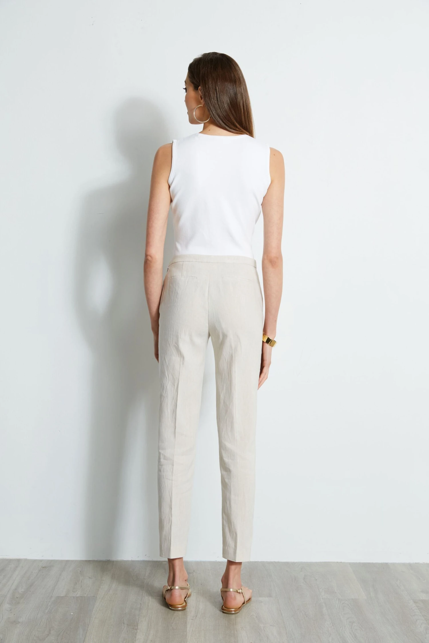 Elie Tahari Slim Fit Linen Pant 6 Elie Tahari Slim Fit Linen Pant - Image 4