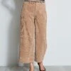 Elie Tahari Cropped Corduroy Pant