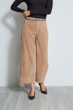 Elie Tahari Cropped Corduroy Pant