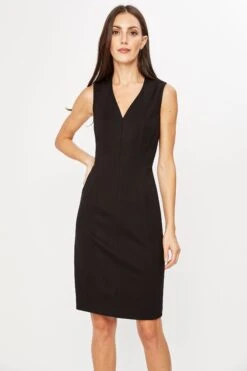 ELIE TAHARI Sales -ELIE TAHARI Sales CU82W60U ROANNADRESS BLACK 2FRONT 033