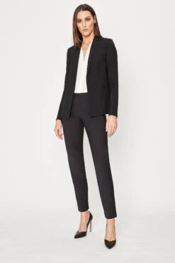 Elie Tahari Jillian Straight Leg Pant -ELIE TAHARI Sales CU8P820U JILLIANSLIM BLACK 4STYLING 039