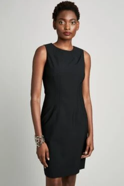 Elie Tahari Emory Dress 13 Elie Tahari Emory Dress -ELIE TAHARI Sales CU8P860U BLACK 2FRONT 0034