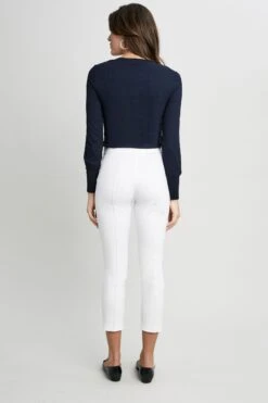 Elie Tahari Contour Slim Pant -ELIE TAHARI Sales E10M0211 WHITE 3BACK 1554