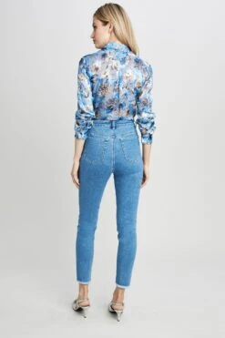 Elie Tahari Embroidered Jean 11 Elie Tahari Embroidered Jean -ELIE TAHARI Sales E1116201 SKY 3BACK 0030