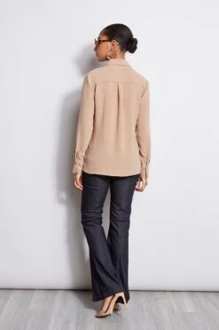 Elie Tahari Utility Shirt -ELIE TAHARI Sales E201D303 Tomato E2087103 Tomato E201F503 Tomato 1HERO 520