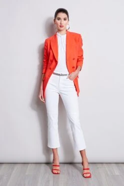 Elie Tahari Sleeveless Mock Twist Knit -ELIE TAHARI Sales E202P203 Indigo E201F503 Tomato 1HERO 2413 c97146c4 0642 4b1e 97fd 4a2d3a5ffa79