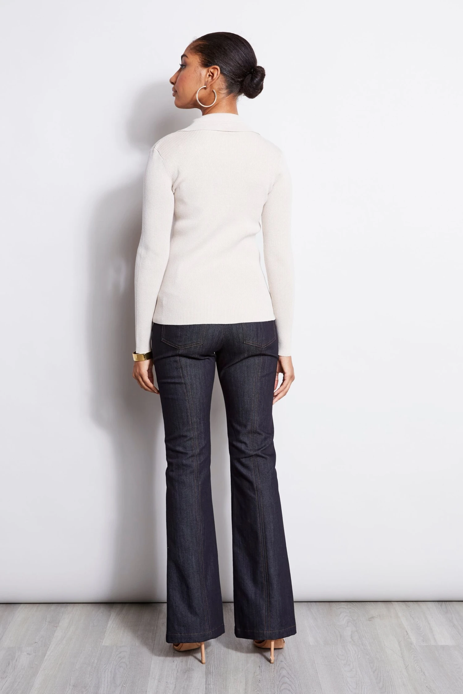 Elie Tahari Slit Front Denim Pant 8 Elie Tahari Slit Front Denim Pant - Image 6