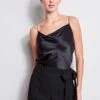 Elie Tahari Silk Satin Chain Cami -ELIE TAHARI Sales E2087223 Black E207G503 Black 2FRONT 2007
