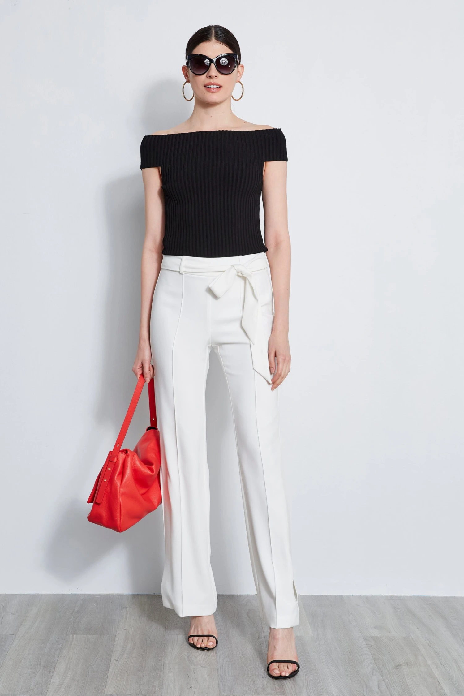 Elie Tahari Off Shoulder Rib Sweater 4 Elie Tahari Off Shoulder Rib Sweater - Image 2