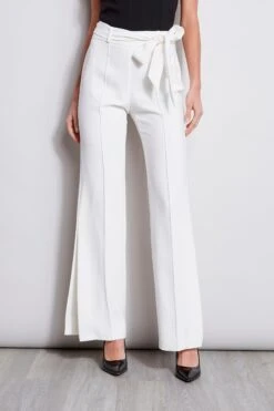 Elie Tahari Side Slit Sash Pant