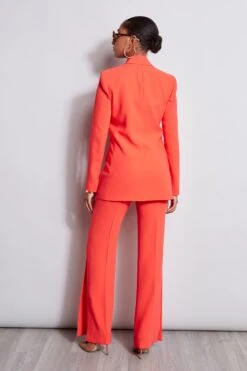 Elie Tahari 5 Button Double Breasted Blazer -ELIE TAHARI Sales E2087223 Tomato E2087103 Tomato E307G502 FeshPearl 3BACK 1124