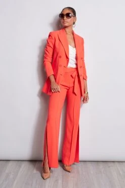 Elie Tahari 5 Button Double Breasted Blazer -ELIE TAHARI Sales E2087223 Tomato E2087103 Tomato E307G502 FeshPearl 4STYLING 1755 02c6d305 c8f2 413c a0bd 08b798bea058