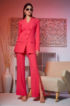 Elie Tahari Side Slit Sash Pant -ELIE TAHARI Sales E2087223 TropicPink E2087103 TropicPink E307G502 FeshPearl 1154 fab72a61 8818 4ae6 946f 578d377c52cb