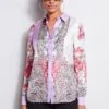 Elie Tahari Silk Provence Paisley Shirt