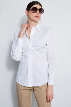 Elie Tahari Classic Poplin Shirt