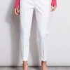 Elie Tahari Pintuck Cropped Stretch Twill Pant 2 Elie Tahari Pintuck Cropped Stretch Twill Pant -ELIE TAHARI Sales E20M021U Rattan E25X3503 TropicPink 3BACK 1966