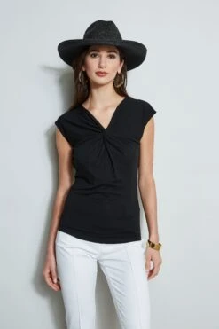 Elie Tahari Twist Knot Knit