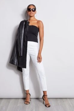 Elie Tahari Laser Cut Vegan Topper 7 Elie Tahari Laser Cut Vegan Topper -ELIE TAHARI Sales E20M021U White E2141403 Black E65X2502 Black 4STYLING 1867