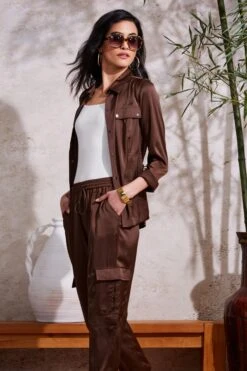 Elie Tahari Cargo Utility Jacket -ELIE TAHARI Sales E3027201 SUMATRA E5027503 SUMATRA E15XA502 FOAM 1106