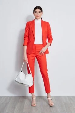 Elie Tahari Jacquard Stretch Panel Blazer -ELIE TAHARI Sales E3033203 TOMATO E3033103 TOMATO ETR14170 CLOUD 4styling 4518 589c6e20 76d0 4a75 b8aa 36fc7db91c5d