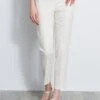 Elie Tahari Jacquard Stretch Crop Pant 1 Elie Tahari Jacquard Stretch Crop Pant -ELIE TAHARI Sales E3033203 VANILLABEAN E3033103 VANILLABEAN E15XA502 WHITE 4styling 4454