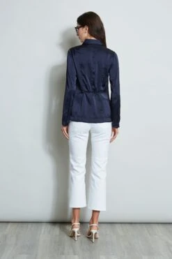 Elie Tahari Cargo Utility Jacket -ELIE TAHARI Sales E303D202 WHITE E5027503 STARGAZER E410N513 STARGAZER 3back 810