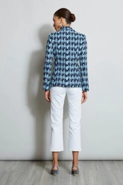 Elie Tahari Twisted Tweed Blazer -ELIE TAHARI Sales E303D202 White E1022102 Multi E307G502 Stargazer 3BACK 379copy