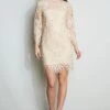Elie Tahari Scallop Lace Dress 2 Elie Tahari Scallop Lace Dress -ELIE TAHARI Sales E3051602 PECHE 1HERO 007
