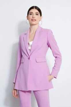Elie Tahari Side Slit Blazer