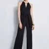 Elie Tahari Chain Jersey Jumpsuit -ELIE TAHARI Sales E309U613 BLACK 1HERO 2613