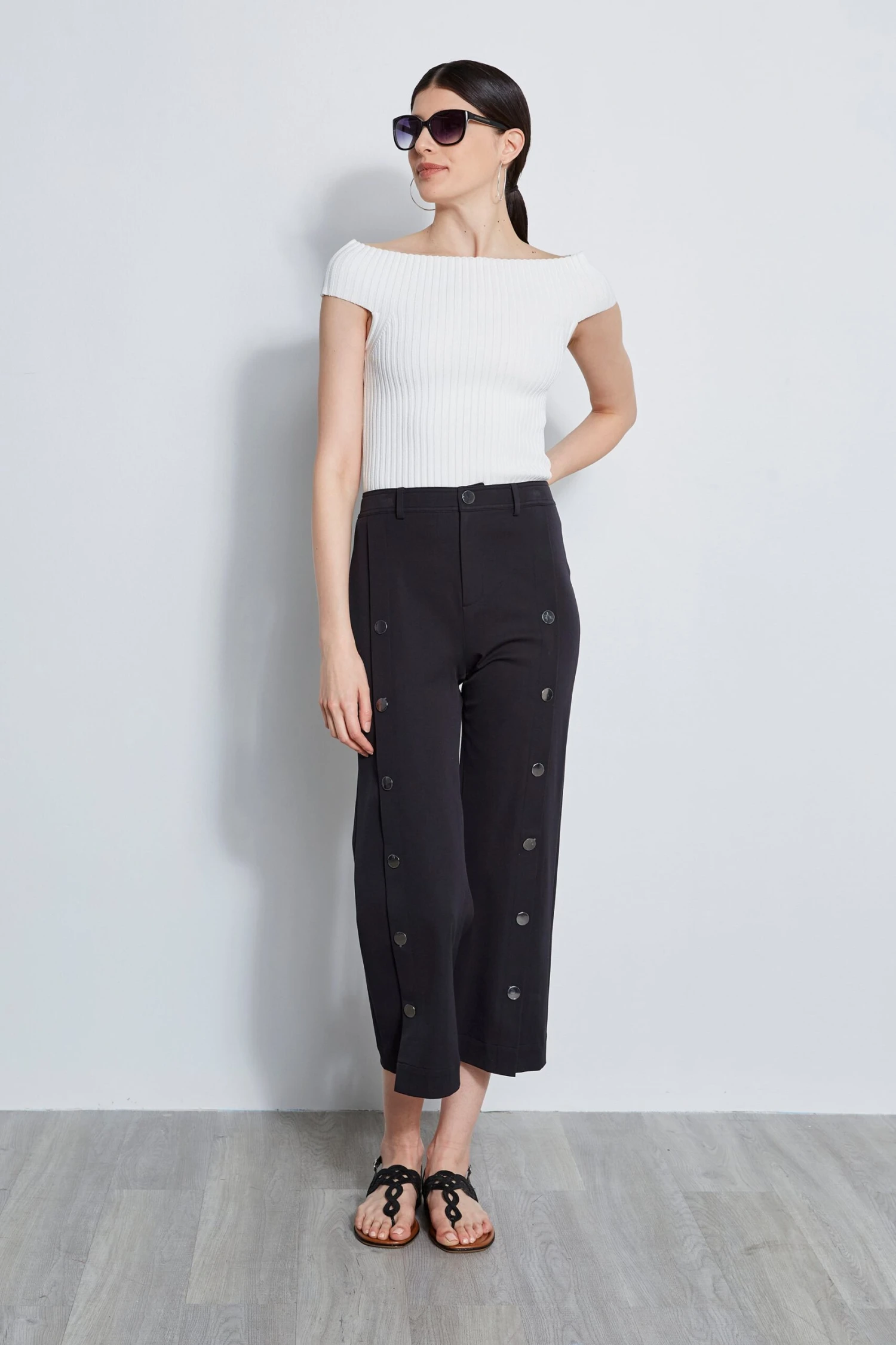 Elie Tahari Off Shoulder Rib Sweater 4 Elie Tahari Off Shoulder Rib Sweater - Image 2
