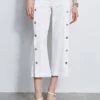 Elie Tahari Stretch Twill Snap Pant -ELIE TAHARI Sales E30M0203 WHITE E356X503 STARGAZER 1HERO 2093 47bd13b8 d2b4 46a2 a837 5d525580ad92