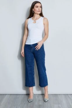 Elie Tahari Bar Tank -ELIE TAHARI Sales E356X512 WHITE 1HERO 011