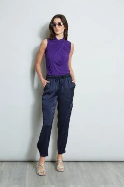 Elie Tahari Sleeveless Twist Knit -ELIE TAHARI Sales E4027203 STARGAZER E556X513 BLACKBERRY 1Hero 667