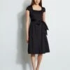 Elie Tahari Poplin Corset Dress -ELIE TAHARI Sales E4044613 BLACK 1Hero 2402