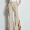Elie Tahari Side Slit Pant -ELIE TAHARI Sales E4087203 ISLANDSAND E4087103 ISLANDSAND E2087503 WHITE 2front 1393