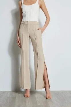 Elie Tahari Side Slit Pant