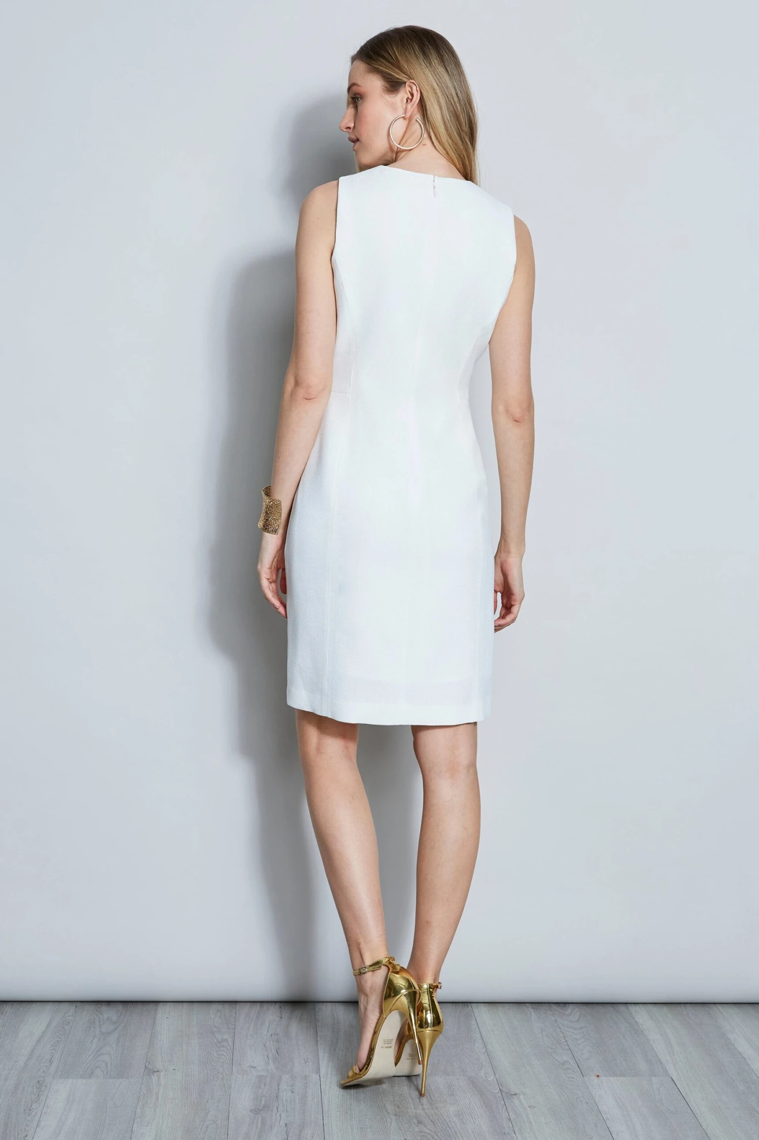 Elie Tahari Sleeveless Keyhole Dress 5 Elie Tahari Sleeveless Keyhole Dress - Image 3