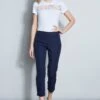 Elie Tahari Cropped Skinny Pant -ELIE TAHARI Sales E40M0202 NAVYYARD 1HERO 006