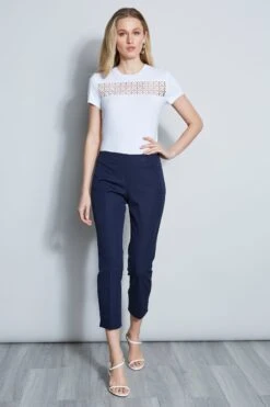Elie Tahari Cropped Skinny Pant