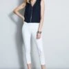 Elie Tahari Cropped Skinny Pant -ELIE TAHARI Sales E40M0202 WHITE 1HERO 007
