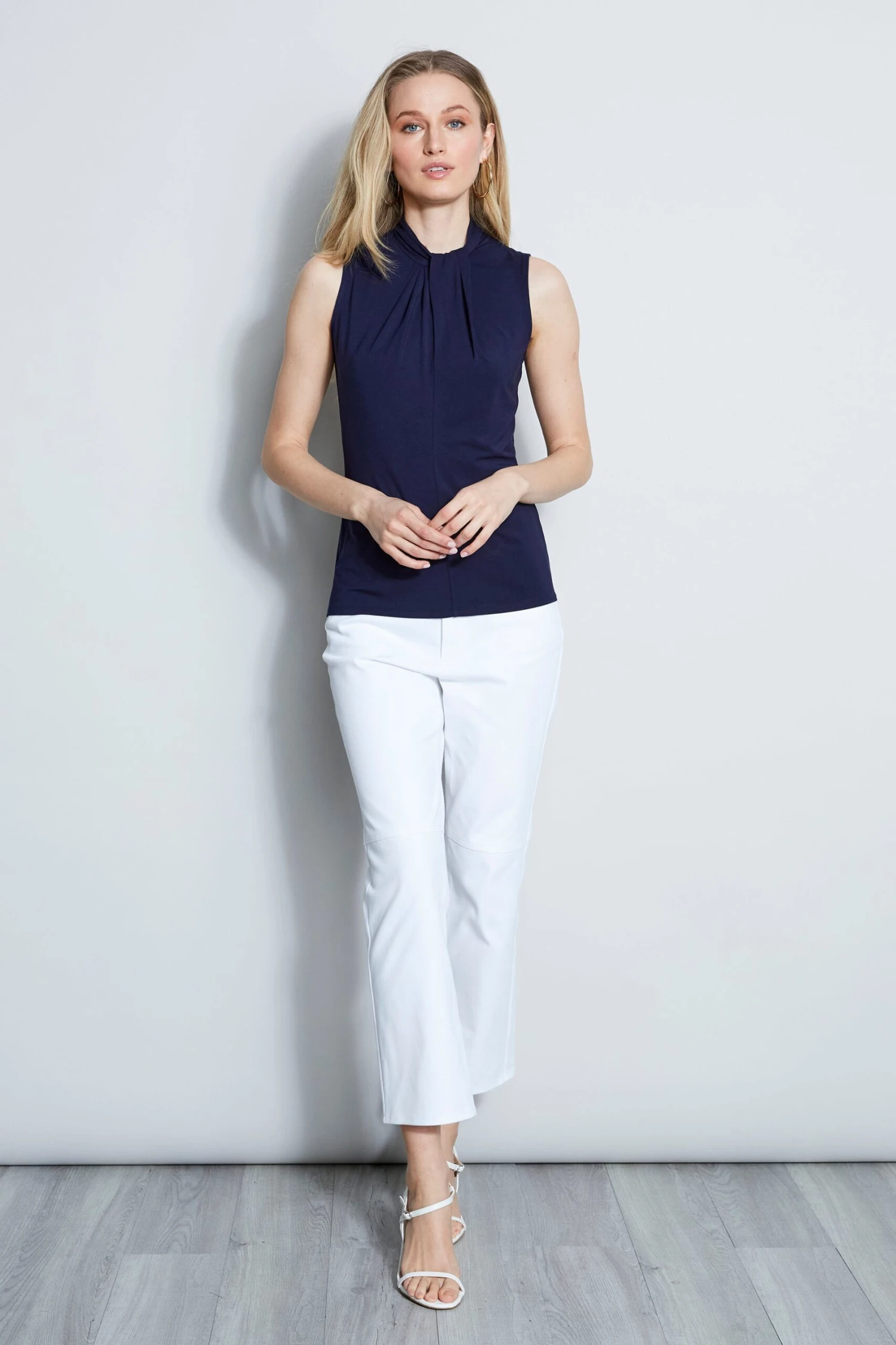 Elie Tahari Sleeveless Mock Twist Knit 4 Elie Tahari Sleeveless Mock Twist Knit - Image 2